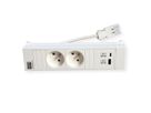 BACHMANN POWER FRAME 2xUTE 1xUSB A/C 22W 0.2m GST18
