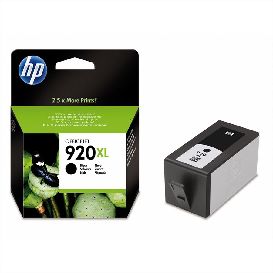CD975AE, Nr. 920XL, inktcartridge, zwart voor HP-OfficeJet 6000 / 6500