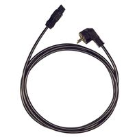 Lüftereinschub, Netzanschlusskabel mit Schutzkontaktstecker
