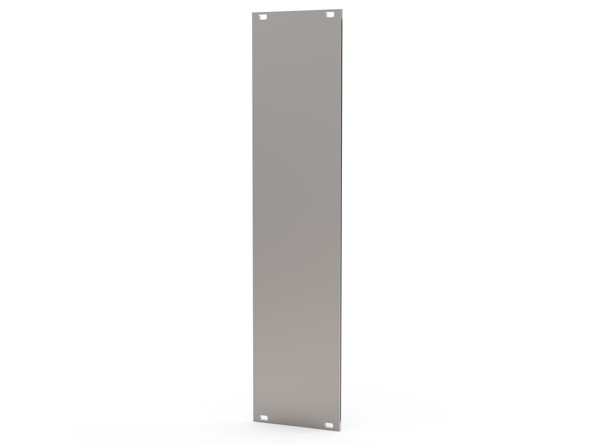 SCHROFF Frontpaneel, Refrofit afscherming, 6 HE, 12 HE, 2,5 mm, Al, geanodiseerd, onbehandelde randen