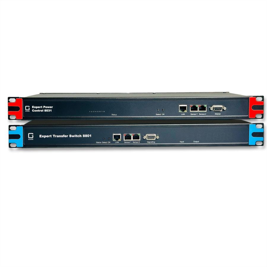 GUDE 7902 Frontetiketten, selbstklebend, rot/blau