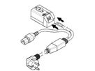 SCHROFF Thermostat with SCHUKO/UTE plug Mains Cable for cooling, 230 VAC