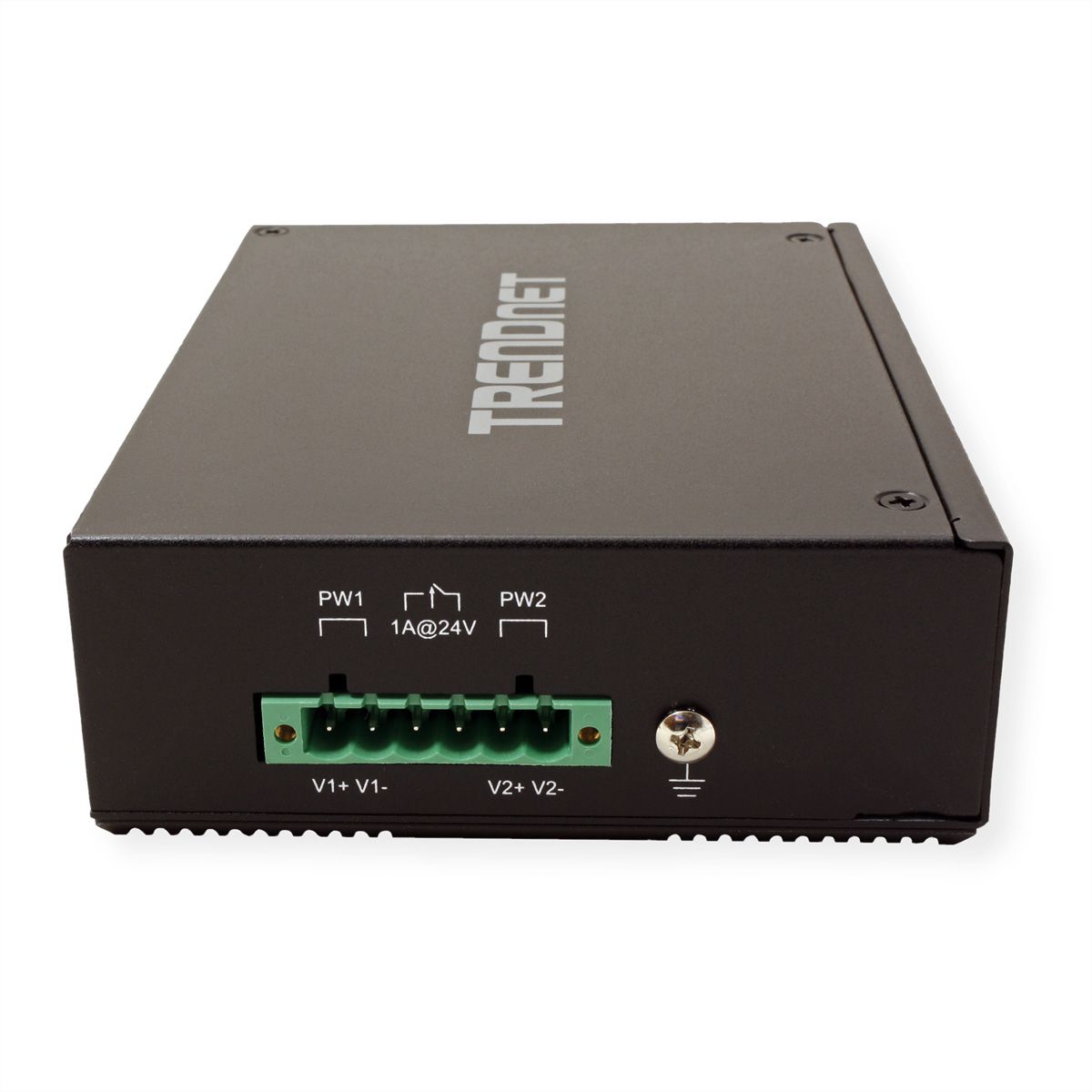 TRENDnet TI-PG80 8-Port Industrial Gigabit PoE+ DIN-Rail Switch