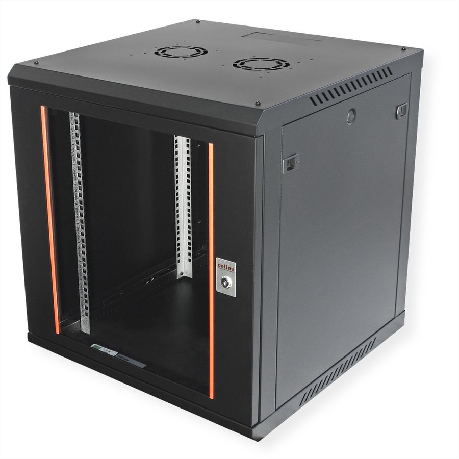 ROLINE 19" Wall Cabinet Basic Plus 12U, 600x600 BxT black