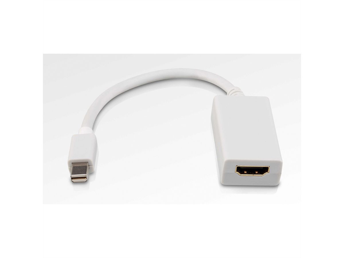 ROLINE Mini DisplayPort/HDMI Adapter, v1.2, Mini DP Male - HDMI Female