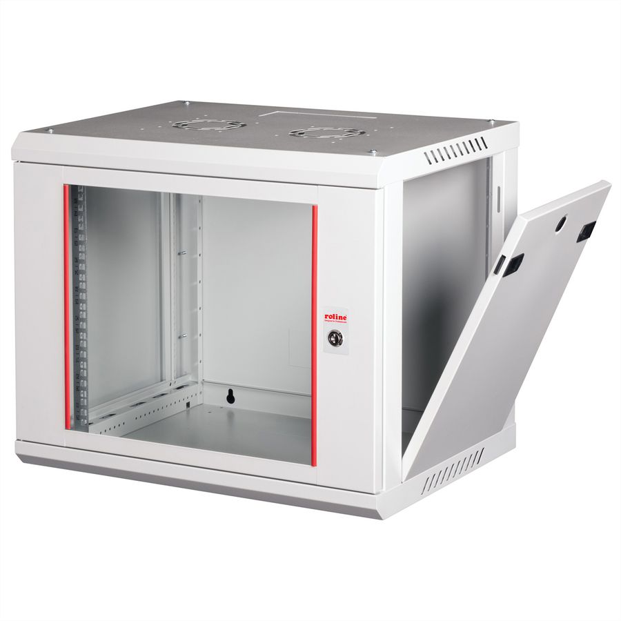 ROLINE 19-inch wandbehuizing Basic Plus 9U, 600x450 BxT grijs