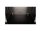 VALUE 19-Zoll Wandgehäuse 6HE, 600x450mm schwarz, Bausatz