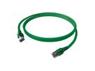 EasyLan FlexBoot Patchkabel Kat.6A, S/FTP, groen, 0,5 m