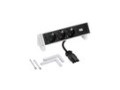 BACHMANN DESK2 3x earthing contact GST18, white