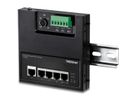 TRENDnet TI-PG50F 5-poorts Industriële PoE+ Gigabit Front Access Switch , wandmontage