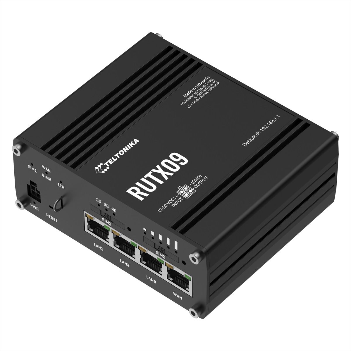 TELTONIKA RUTX09 LTE/4G Industrie Router - SECOMP Nederland GmbH