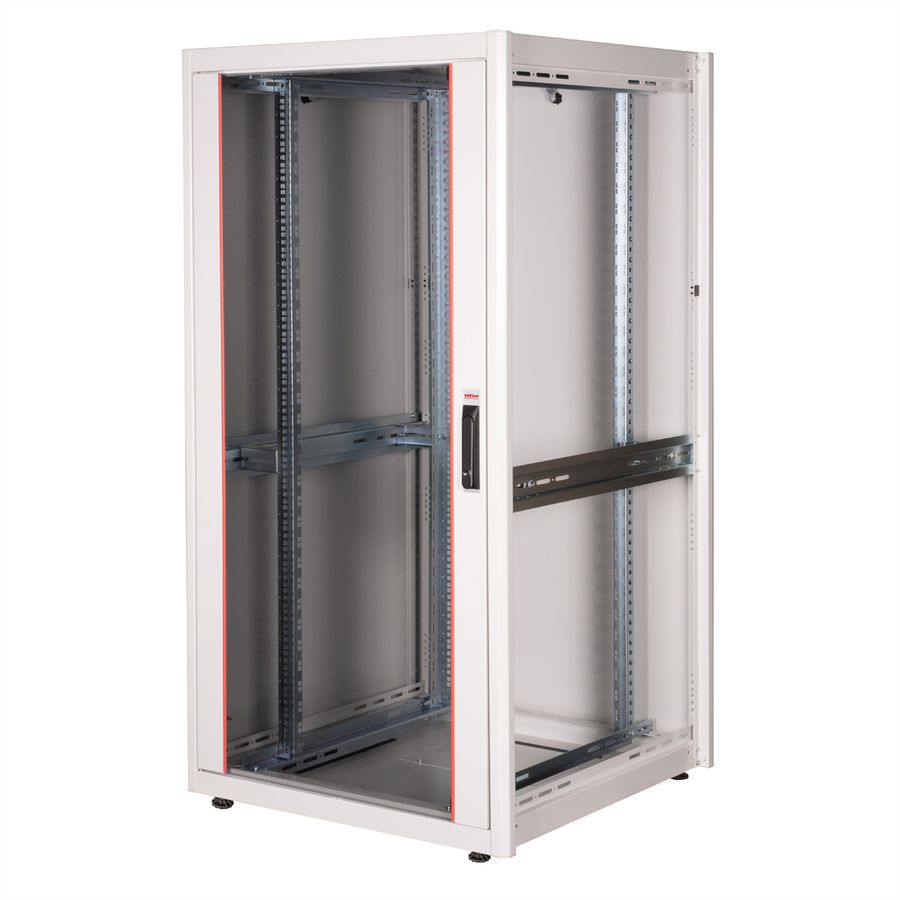 ROLINE 19-inch netwerkkast Basic 32 U, 800x800 BxD Glazen deur grijs