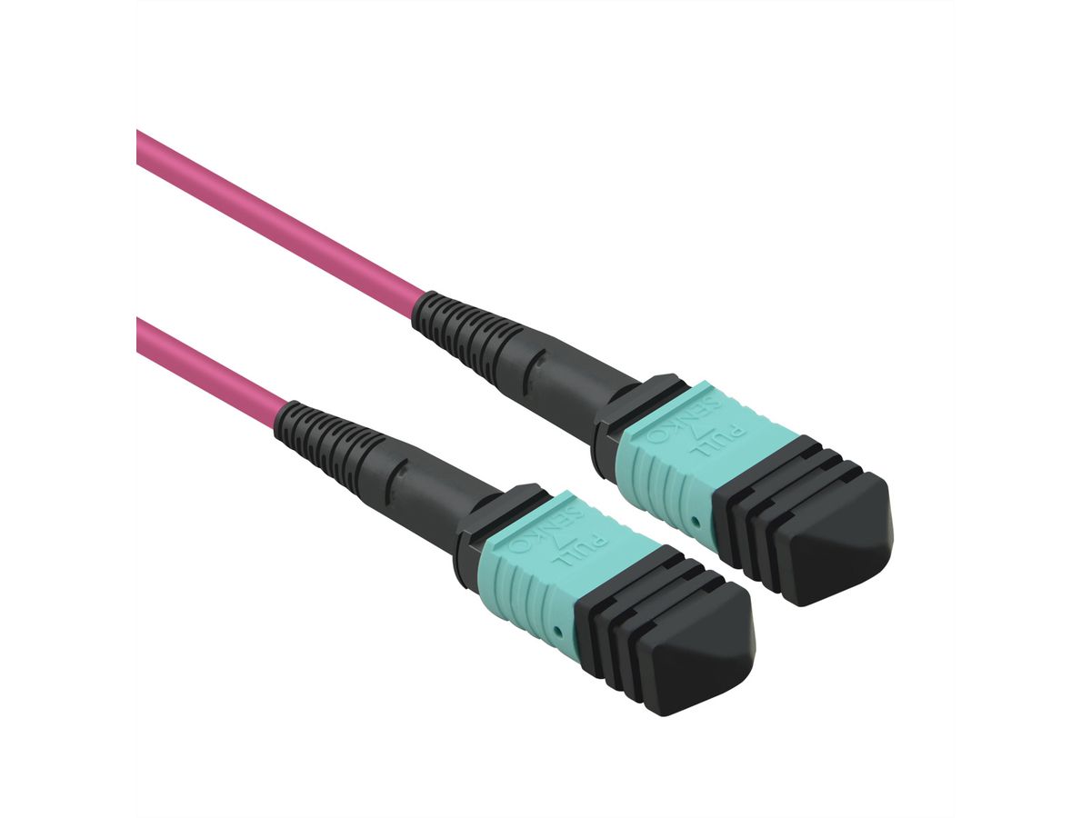 VALUE MPO Trunk Cable 50/125µm OM4, MPO/MPO, violet, 5 m