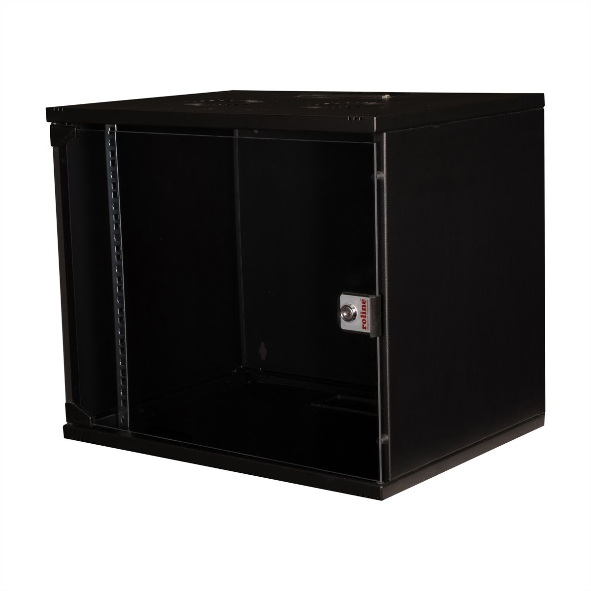 ROLINE 19-inch wandbehuizing Basic 9 U , 540x400 BxD Bouwpakket zwart