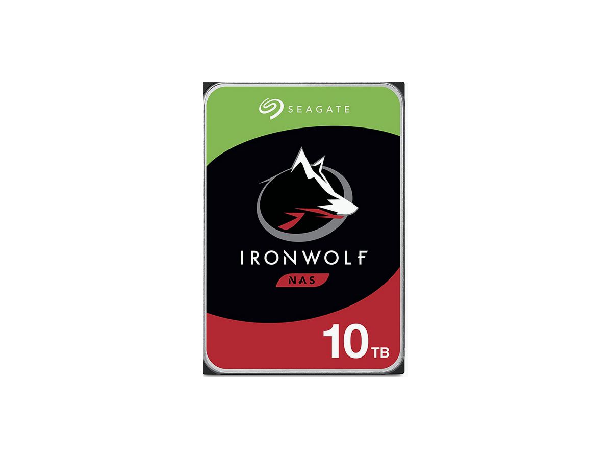Seagate IronWolf ST10000VN000 internal hard drive 10 TB 7200 RPM 256 MB 3.5" Serial ATA III
