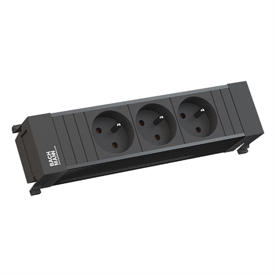 BACHMANN POWER FRAME 3xUTE short plastic profile black