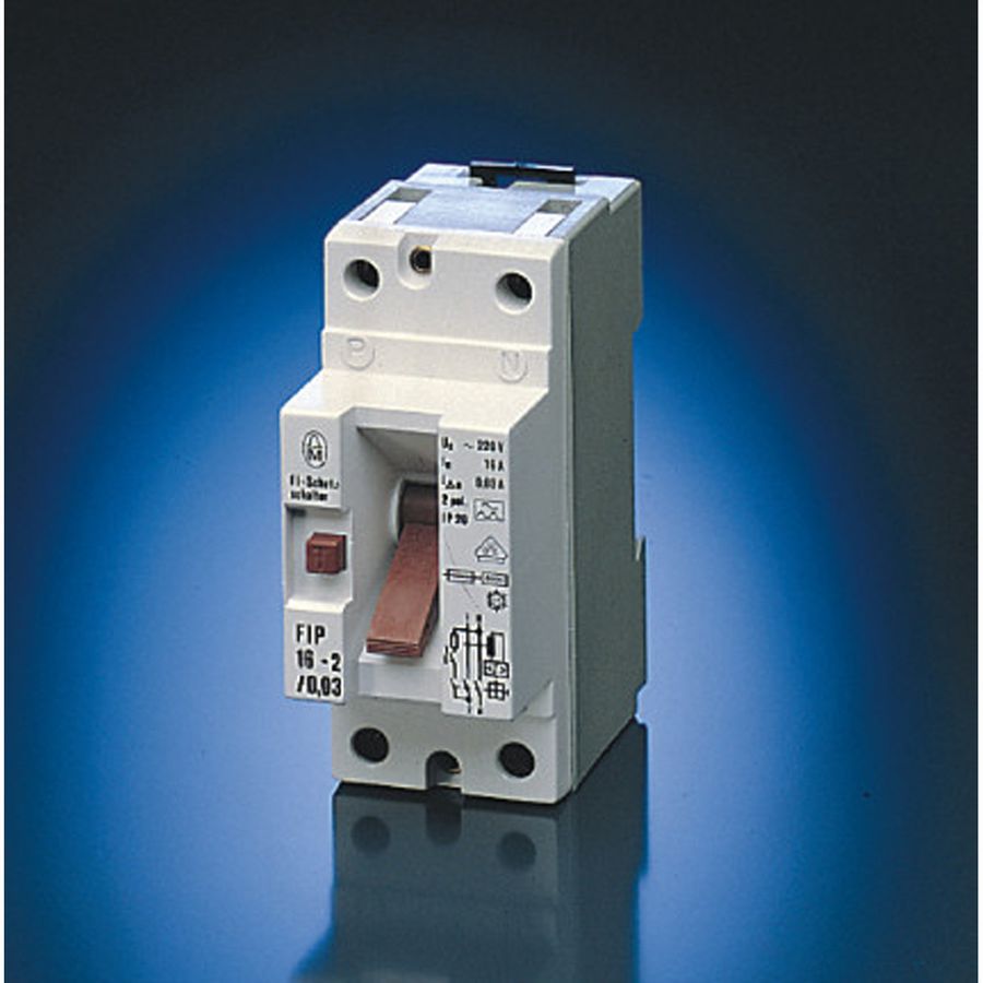 SCHROFF Power Distribution Modules According to DIN 43880, FI Safety Switch, 16 A, 30 mA