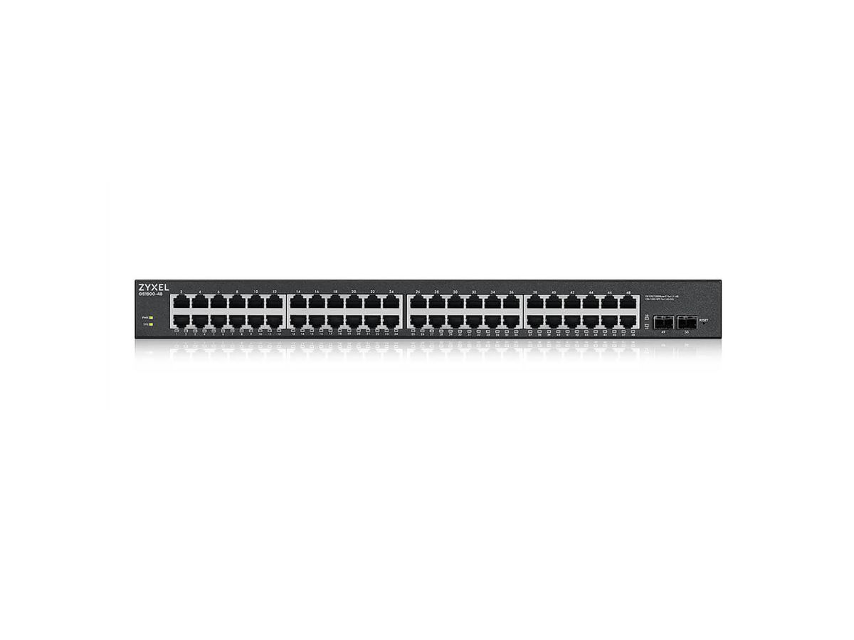 Zyxel GS1900-48HPv2 Managed L2 Gigabit Ethernet (10/100/1000) Power over Ethernet (PoE) Black