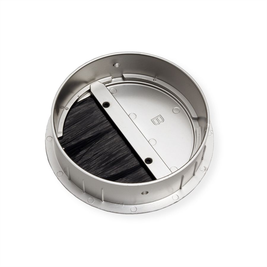 BACHMANN LOOP ROUND Kabeldoorvoer, zilver