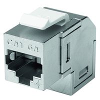 TELEGÄRTNER AMJ koppeling 90° Cat.6A, RJ45 (f-f)