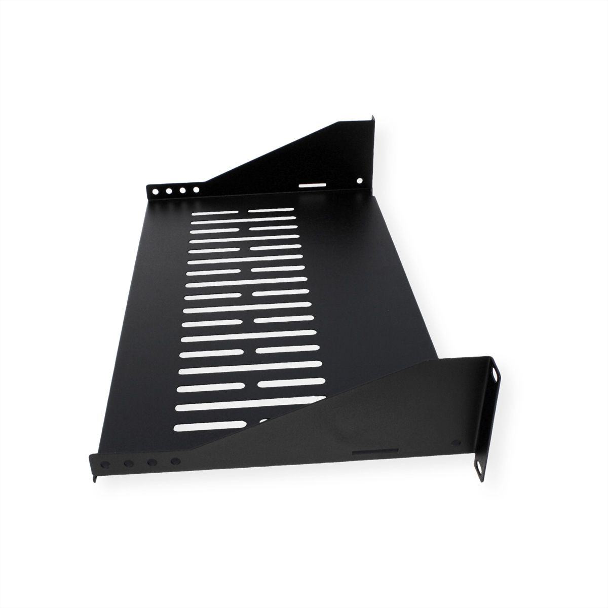 VALUE 19"-Legplank,  485 x 250mm, 2HE, max. 15kg, zwart