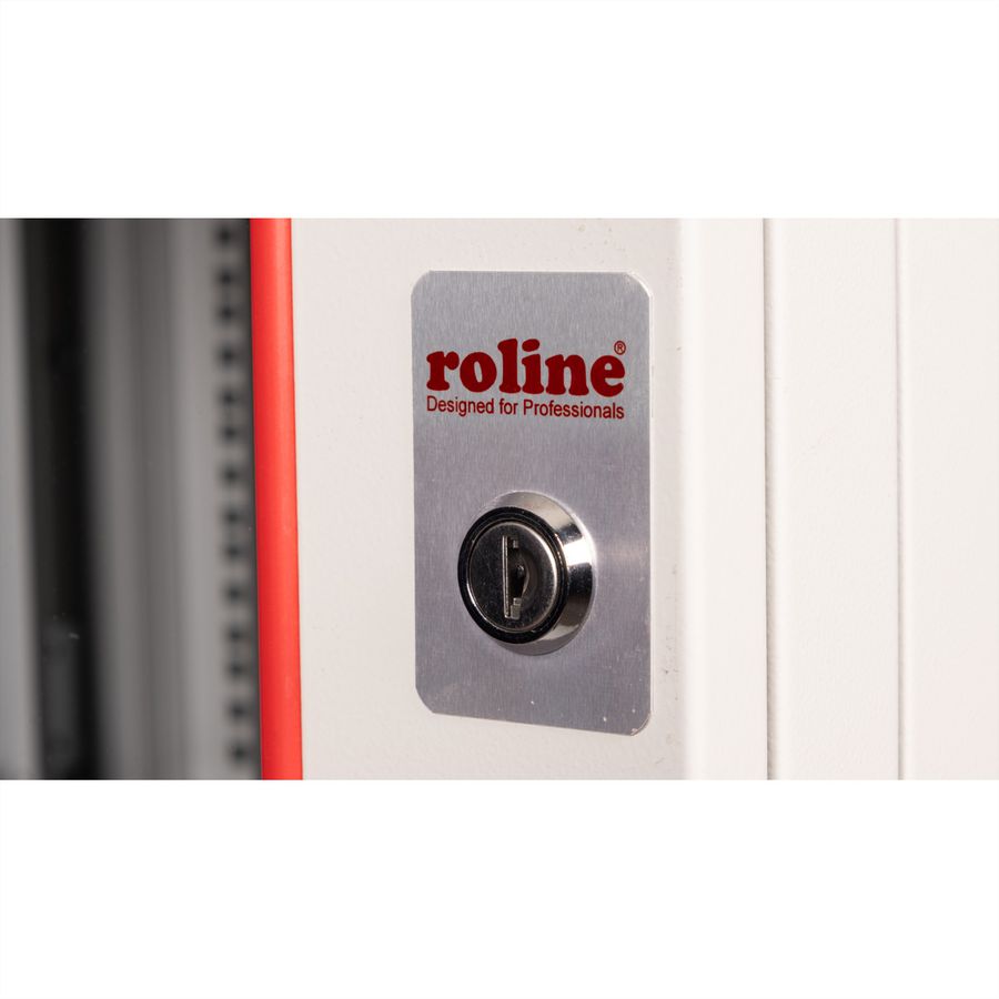 ROLINE 19-inch wall-mounted housing Pro 7 U, 600x600 WxD two-part swivelling grey
