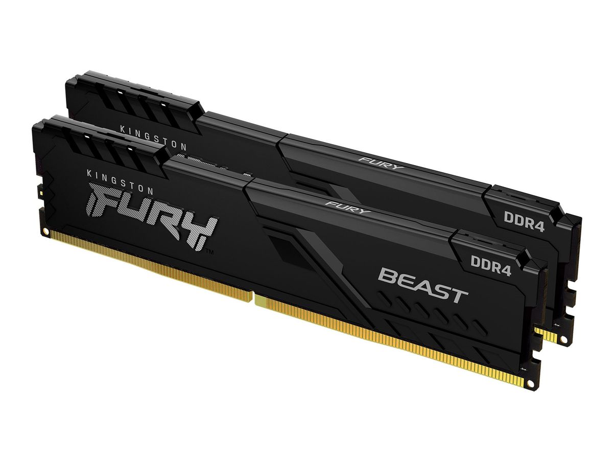 Kingston Technology FURY 32GB 3200MT/s DDR4 CL16 DIMM (Kit van 2) Beast Black