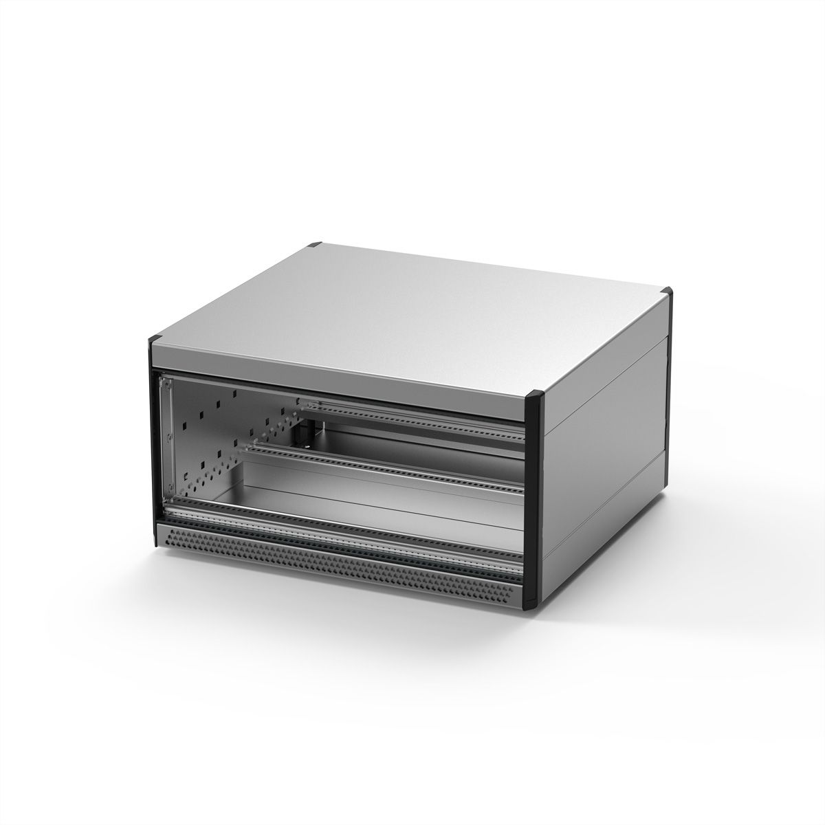 SCHROFF RatiopacPRO AIR Complete behuizing, bureaublad, Afgeschermd, Front Trim, 3/4 HE, 63 HE, 315 mm