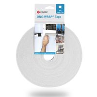 VELCRO® One Wrap® Tape 20 mm breed, wit, 25 m