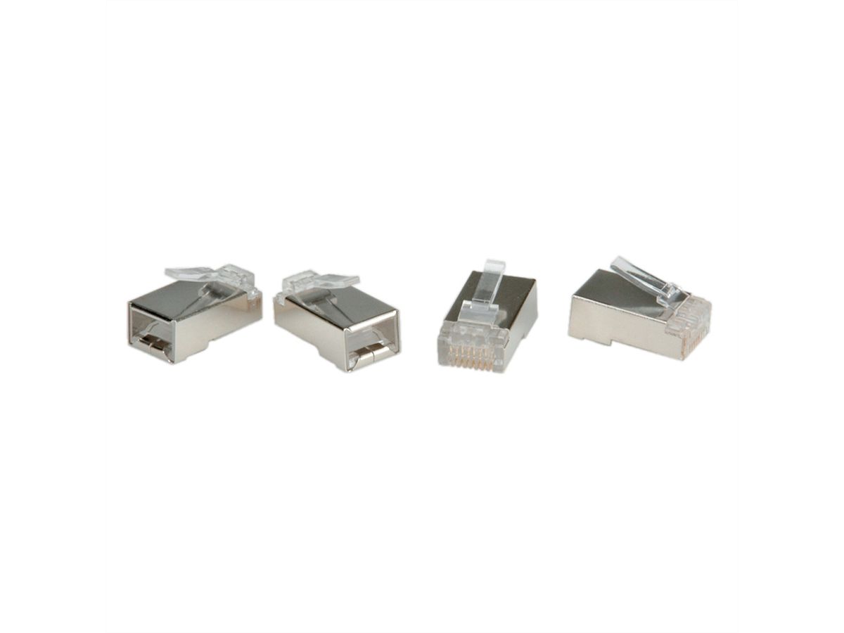 ROLINE Modulaire afgeschermde connector Cat.6 (Class E), 10 St.