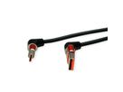 ROLINE 360° Rotation USB 2.0 Cable, C - A, M/M, 60W, Red Black, 1 m