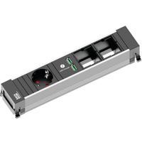 BACHMANN POWER FRAME Medium 1x earthing contact 1x USB Charger 2x ABD