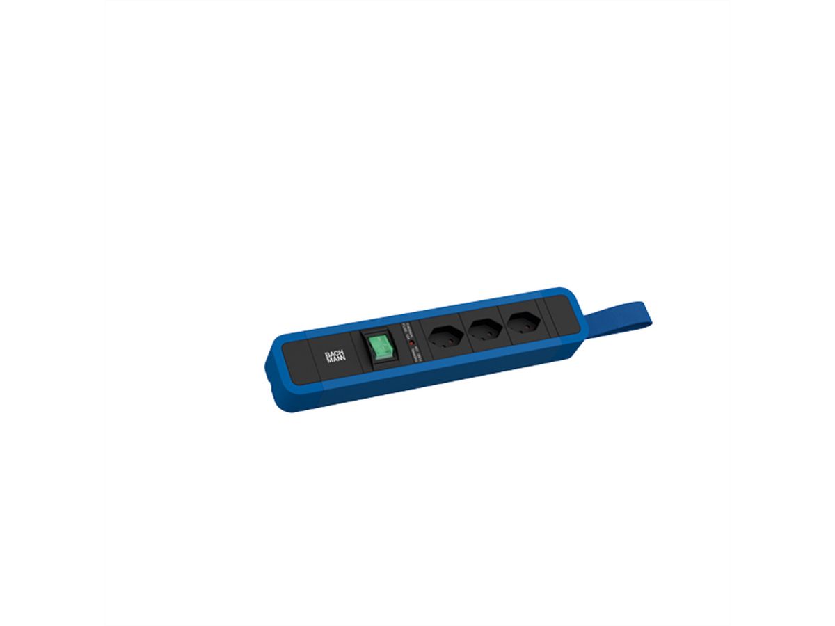 BACHMANN PRIMO 2 3xCH 90° 1xswitch with loop 2m T12 RAL5010