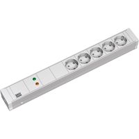 BACHMANN 19" 1.5U 5xCEE7/3 1xGVS power 2.0m CEE7/7