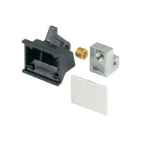 SCHROFF Handgreep trapeziumvorm, type 1, boven, zwart