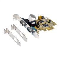 EXSYS EX-44062 2S Seriell RS232 PCIe Karte inkl. Low Profile Bügel PCI Express