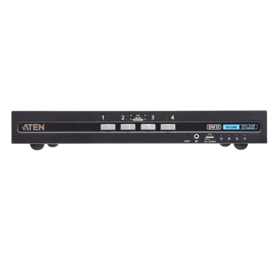 ATEN CS1184D4C 4-Poorts USB DVI Secure KVM Switch met CAC