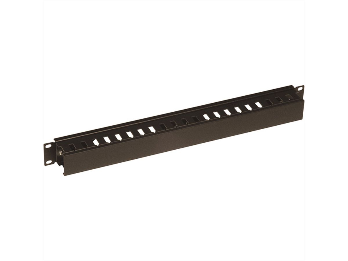 CONTEG 19"-Frontplaat 2 HE met rangeer kanaal 80 x 60 mm