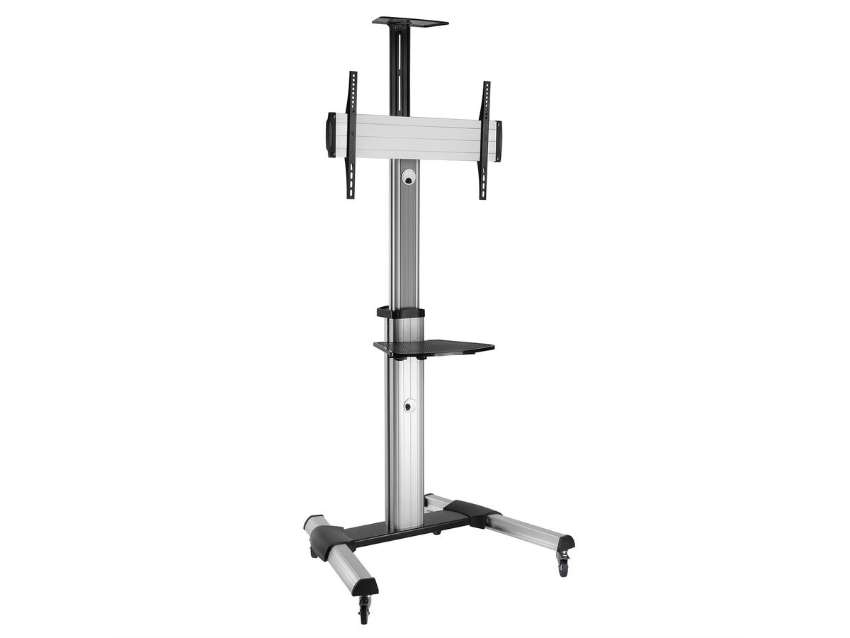 ROLINE LCD/TV Mobile Cart, up to 50kg, silver