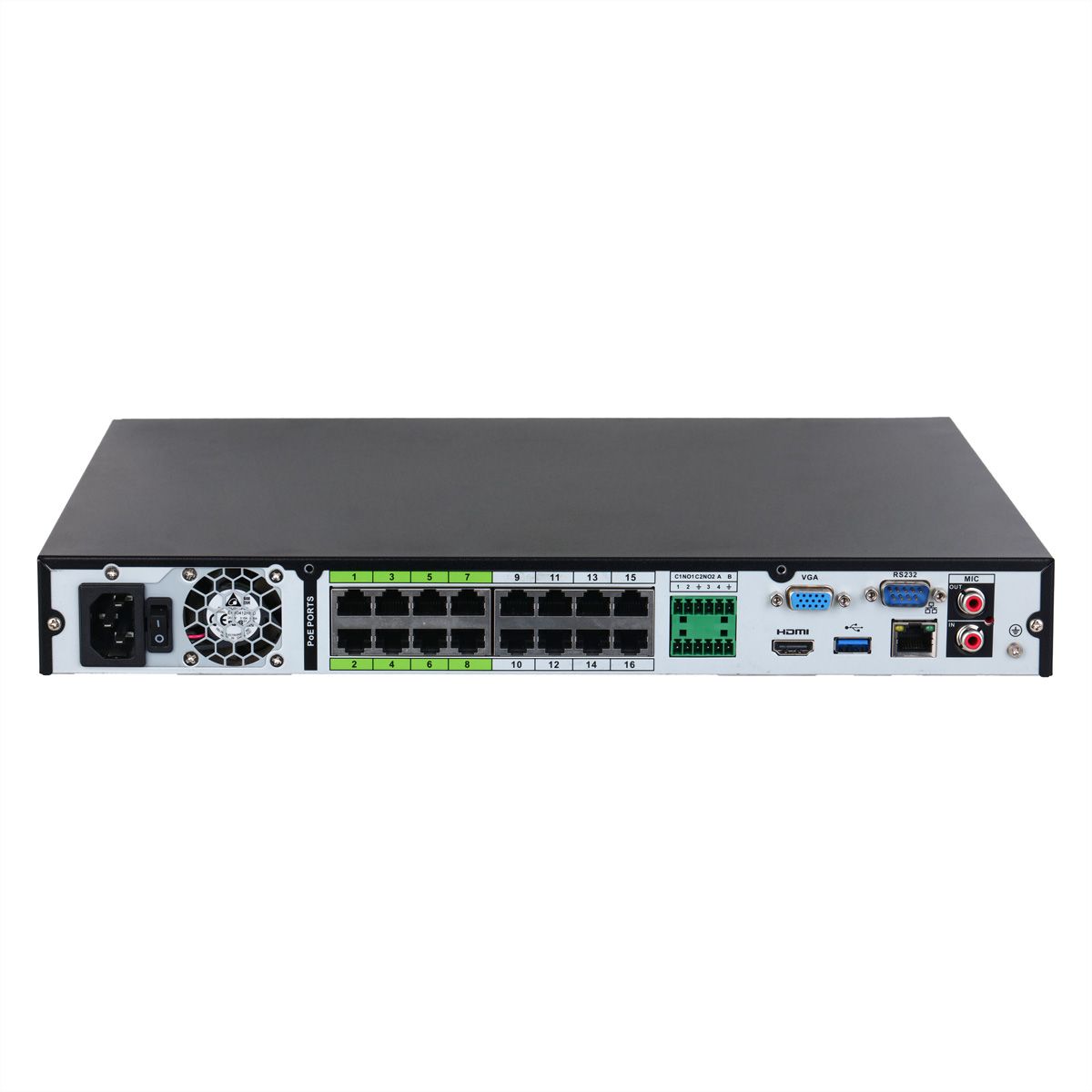 DAHUA DHI-NVR5216-16P-EI, 16CH 2HDD 1U Netzwerk-Videorekorder