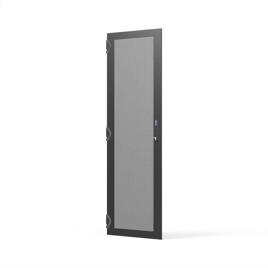 DOOR 2450H 600W VENT RH E-HANDLE RAL7021