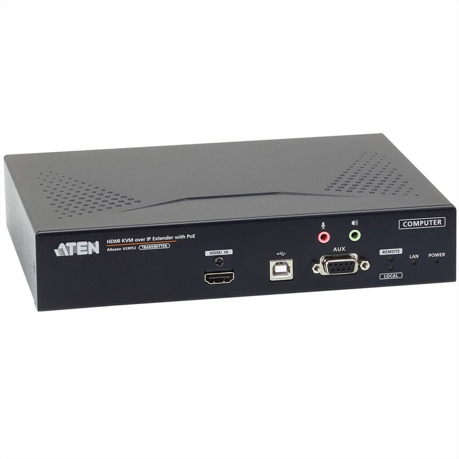 ATEN KE8952T 4K USB HDMI IP KVM-extender met PoE Zender