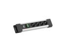 BACHMANN CONNECTUS 4xCEE7/3, 1xSchalter 2,0m CEE7/7 Grau