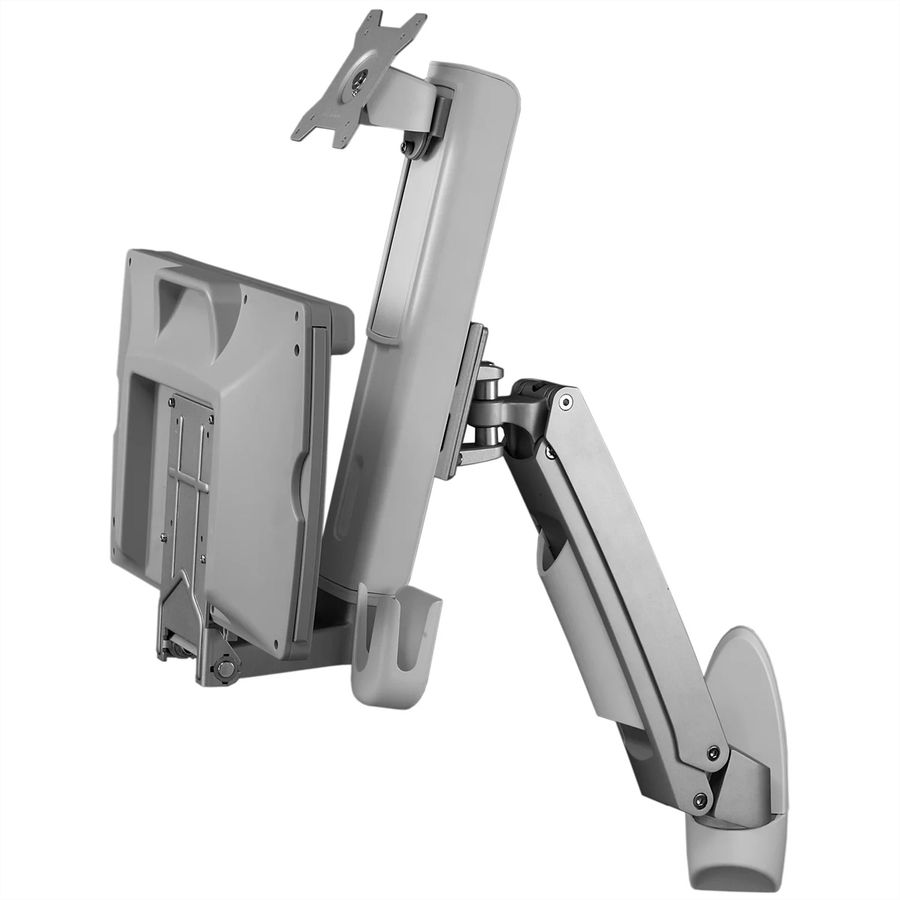SCHROFF Adjustable Monitor Arm with Keyboard Tray, max. 8 kg