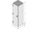 SCHROFF Varistar EMC-kast met geperforeerde deur, 2000H 600B 800D
