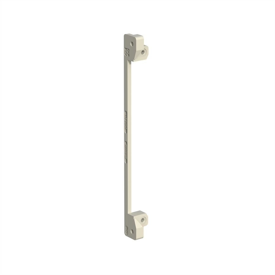 SCHROFF PCB Bracket for Fixing Front Panel/PCB, Plastic, Grey