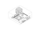 SCHROFF Interscale Montagesteun voor 70 mm Flexibele Warmtegeleider (FHC), Intel CPU