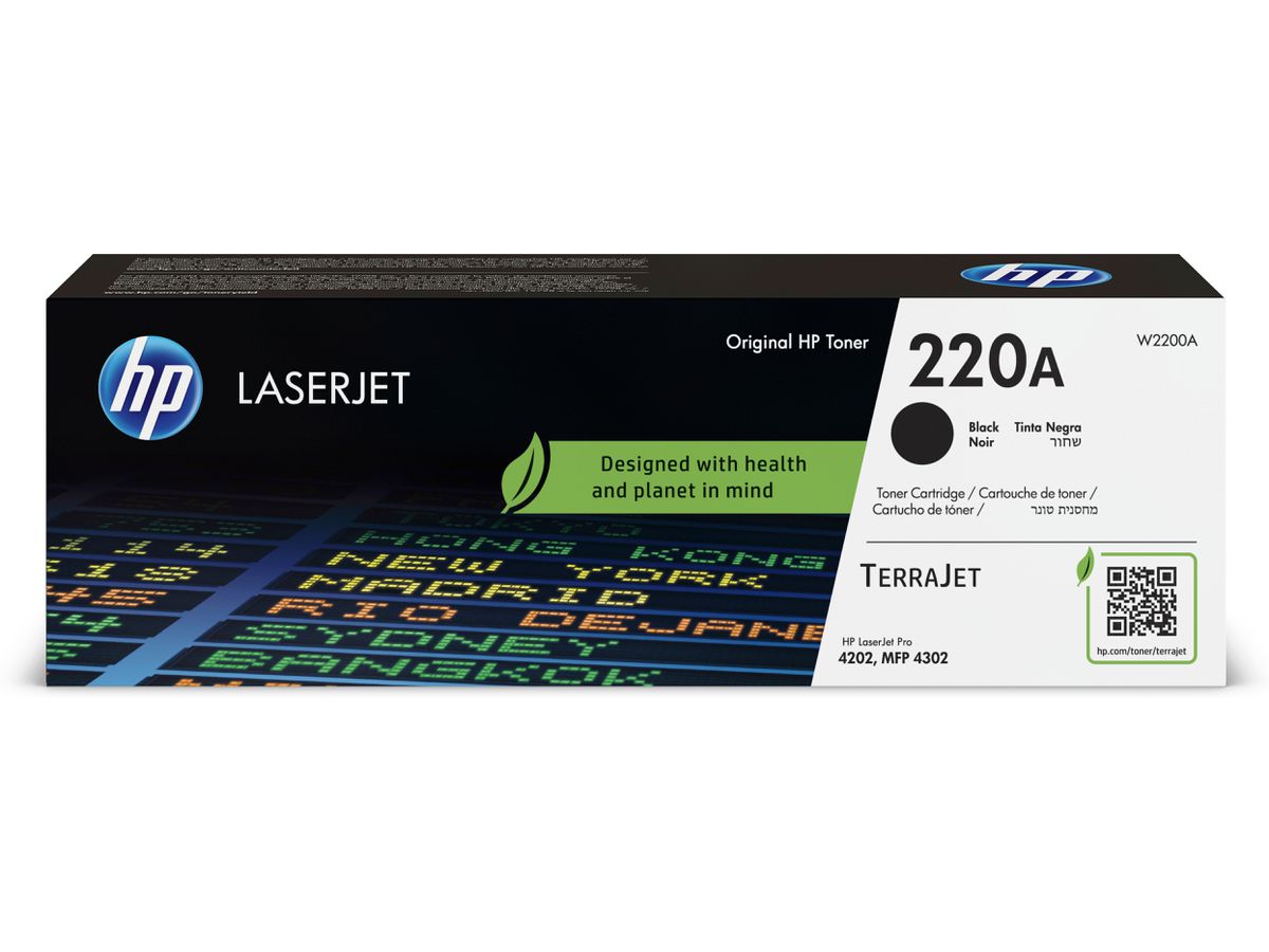 HP 220A originele LaserJet-tonercartridge, zwart