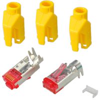 HiRose TM21 Stecker geschirmt, Tülle gelb, 50 Stück