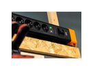 BACHMANN CONNECTUS 4xCEE7/3, 1xSchalter 2,0m CEE7/7 Schwarz/Orange